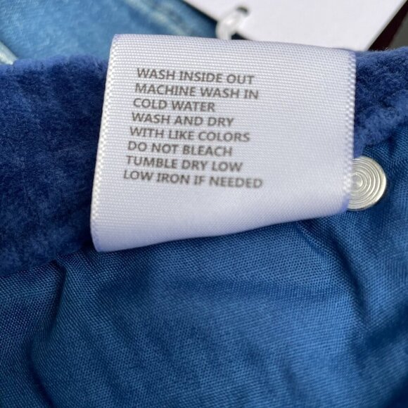 NWT KanCan Navy Blue Corduroy Wide Leg High Rise Boho Pants Size 32 Stretch - Picture 14 of 15